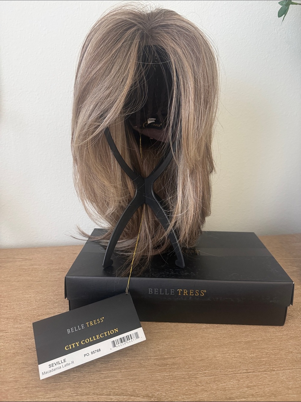 Belle Tress-Seville in Macadamia Latte-R